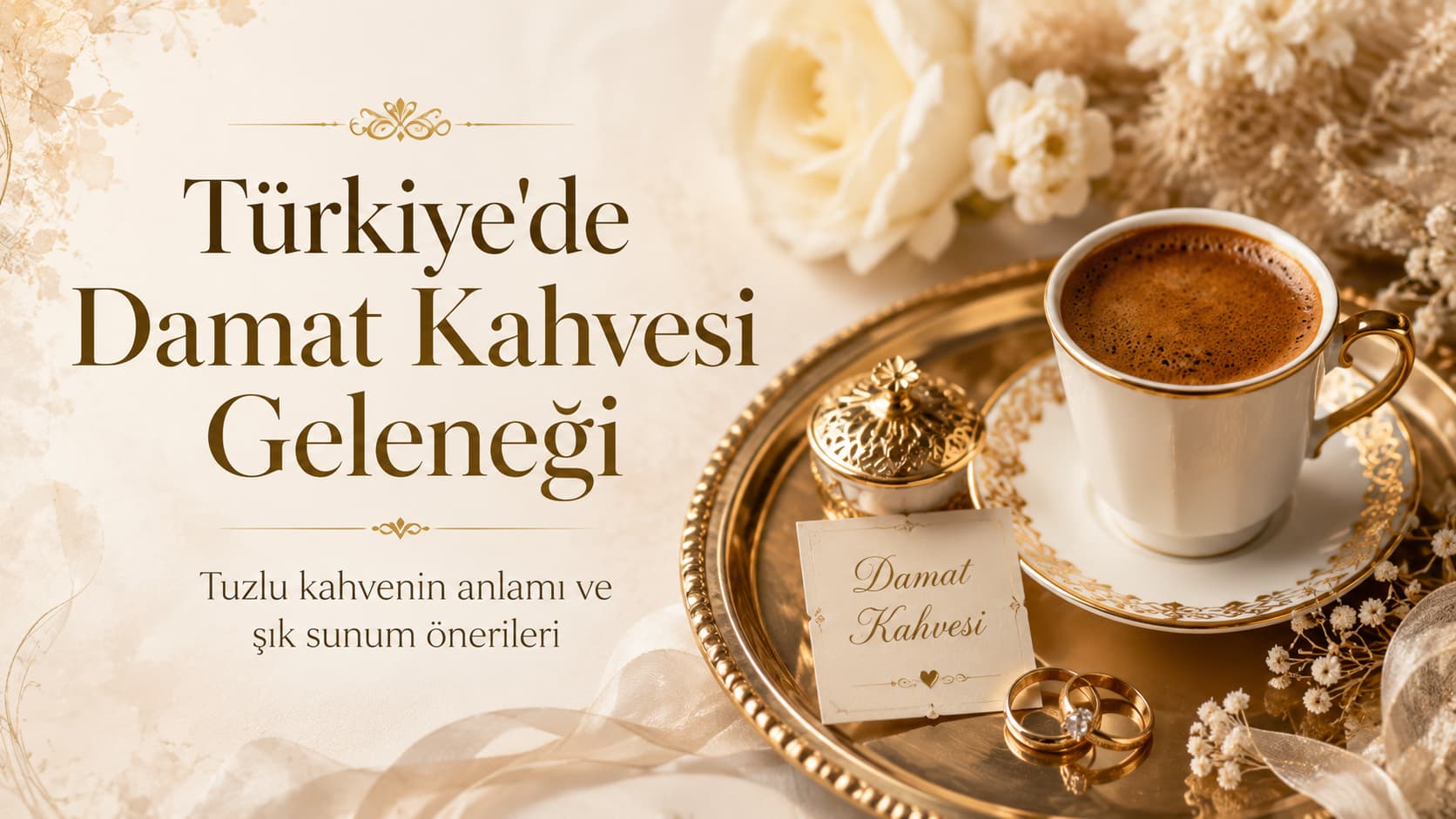 Türkiye’de damat kahvesi geleneği ve tuzlu kahve sunumu